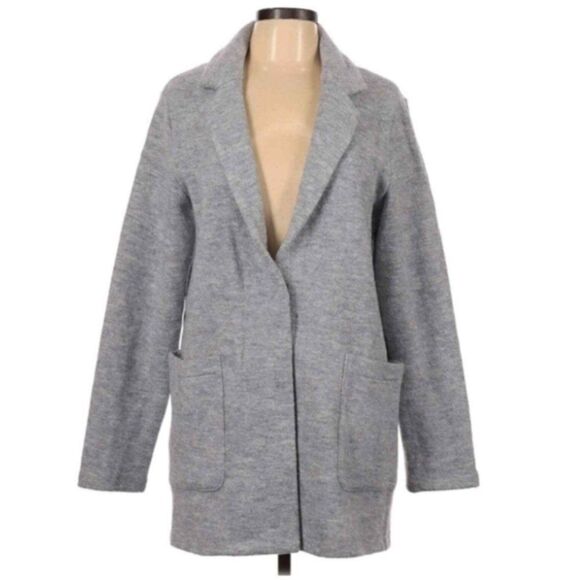 Nanette Lepore Wool Blend Cardigan Jacket Gray - Picture 1 of 5